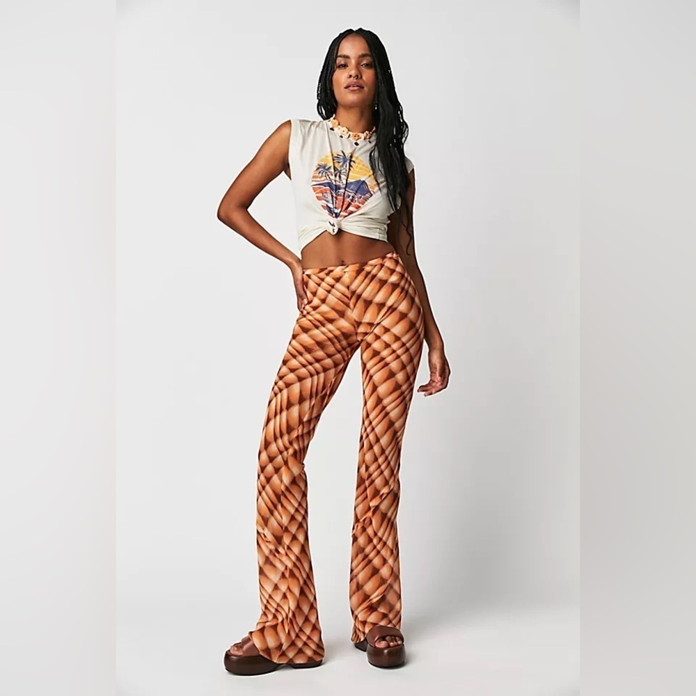 Free People Bec + Bridge Floria Pants 100% Silk Sz 2US NEW
